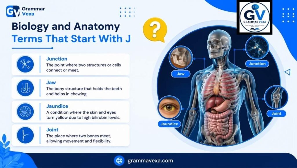 Biology and Anatomy Terms That Start With J