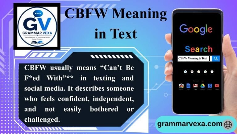 CBFW Meaning in Text