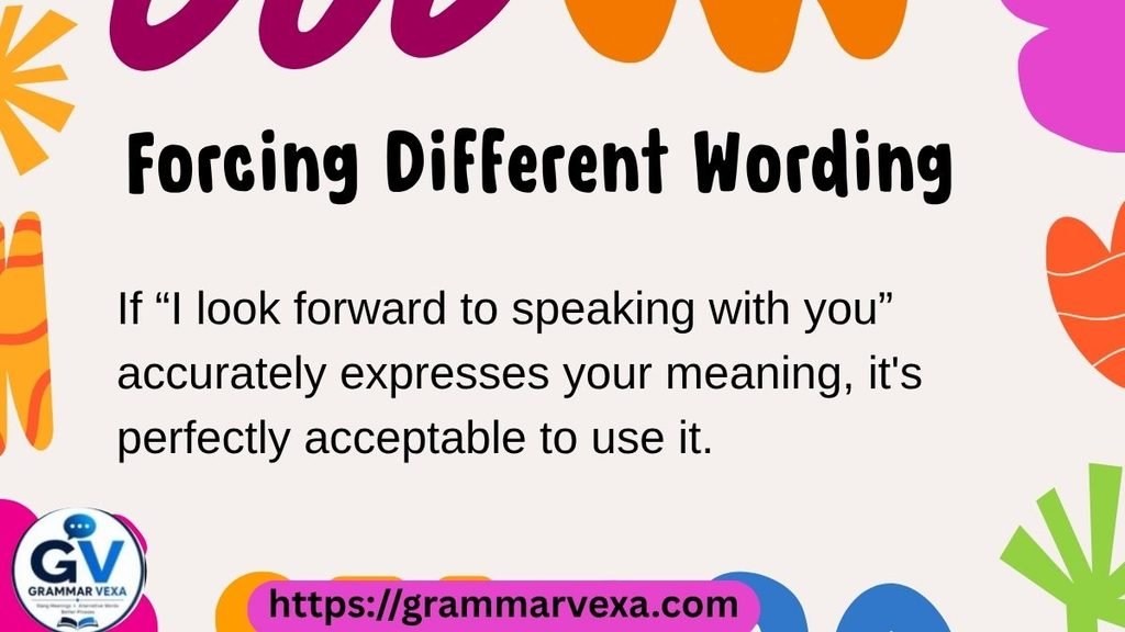 Forcing Different Wording