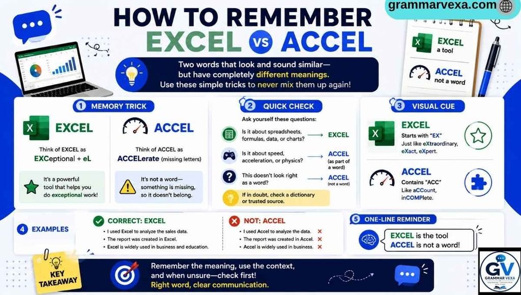How to Remember Excel vs Accel