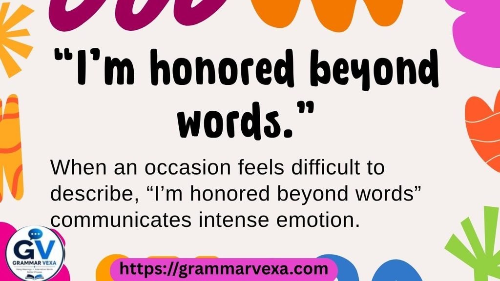“I’m honored beyond words.”