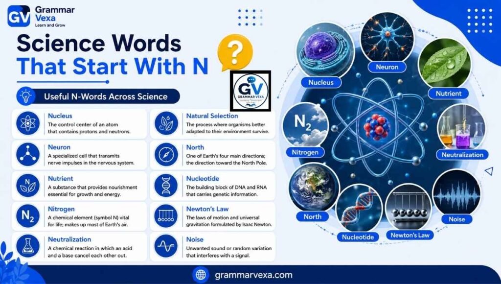 Science Words That Start With N