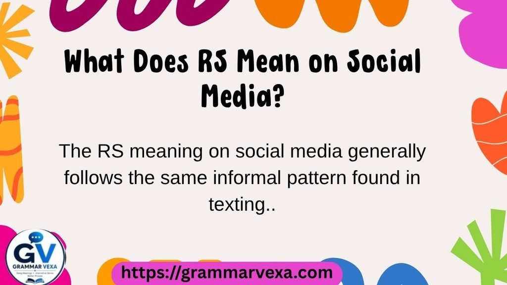 What Does RS Mean on Social Media?