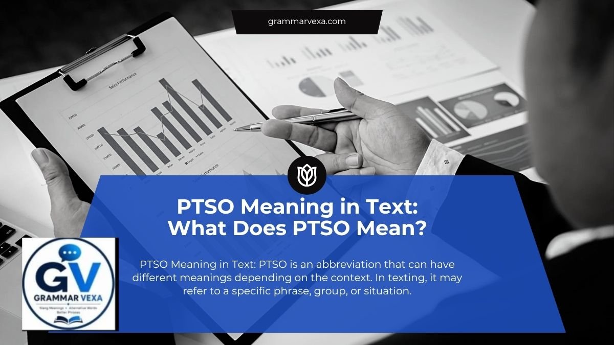 PTSO Meaning in Text: What Does PTSO Mean?