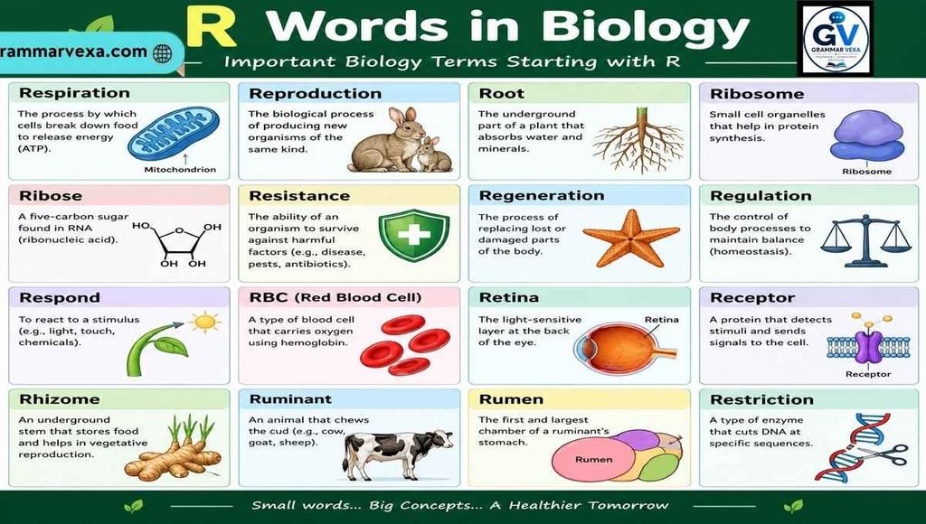 R Words in Biology