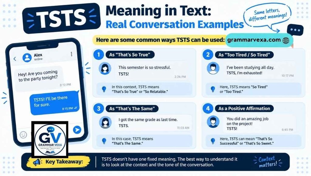 TSTS Meaning in Text: Real Conversation Examples